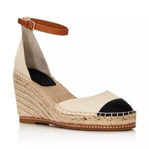 Tory Burch Color Block Espadrilles Size 8